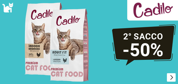 CADILO DROOGVOER 2e zak 50% korting CAT